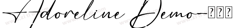 Adoreline Demo字体转换